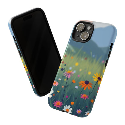 Vibrant Meadow Design Phone Case - Multicolor Phone Case
