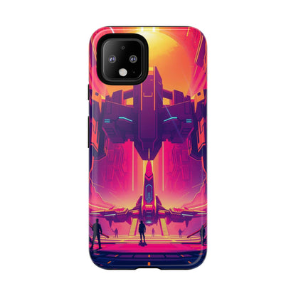 Alien Landing Pad Design Phone Case