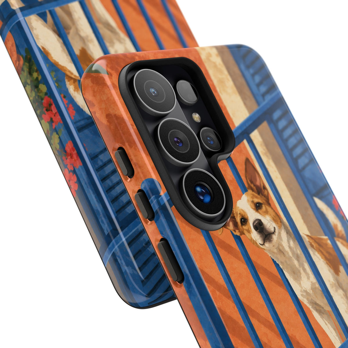 Jack Russell Terrier Balcony Busybody Phone Case - Multicolor Phone Case