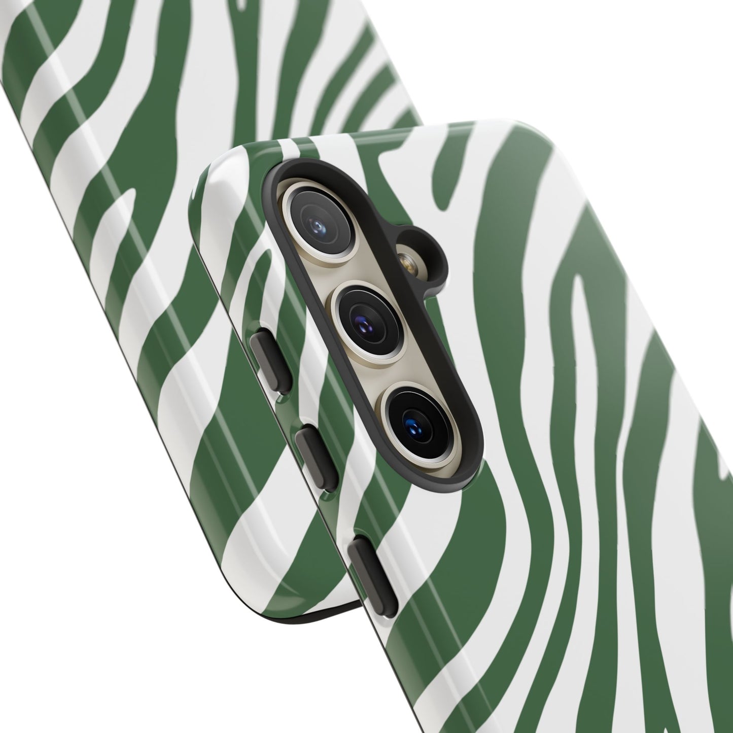 Modern Sage Zebra Print Phone Case