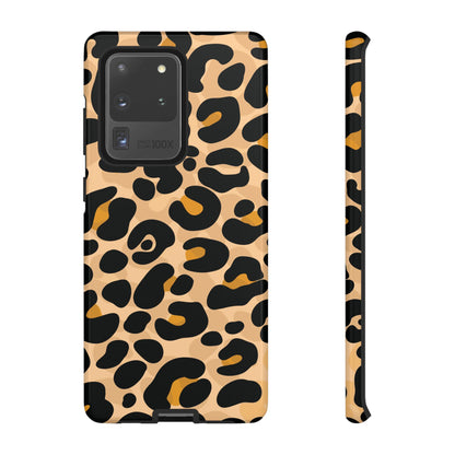 Stylish Mocha Leopard Print Phone Case
