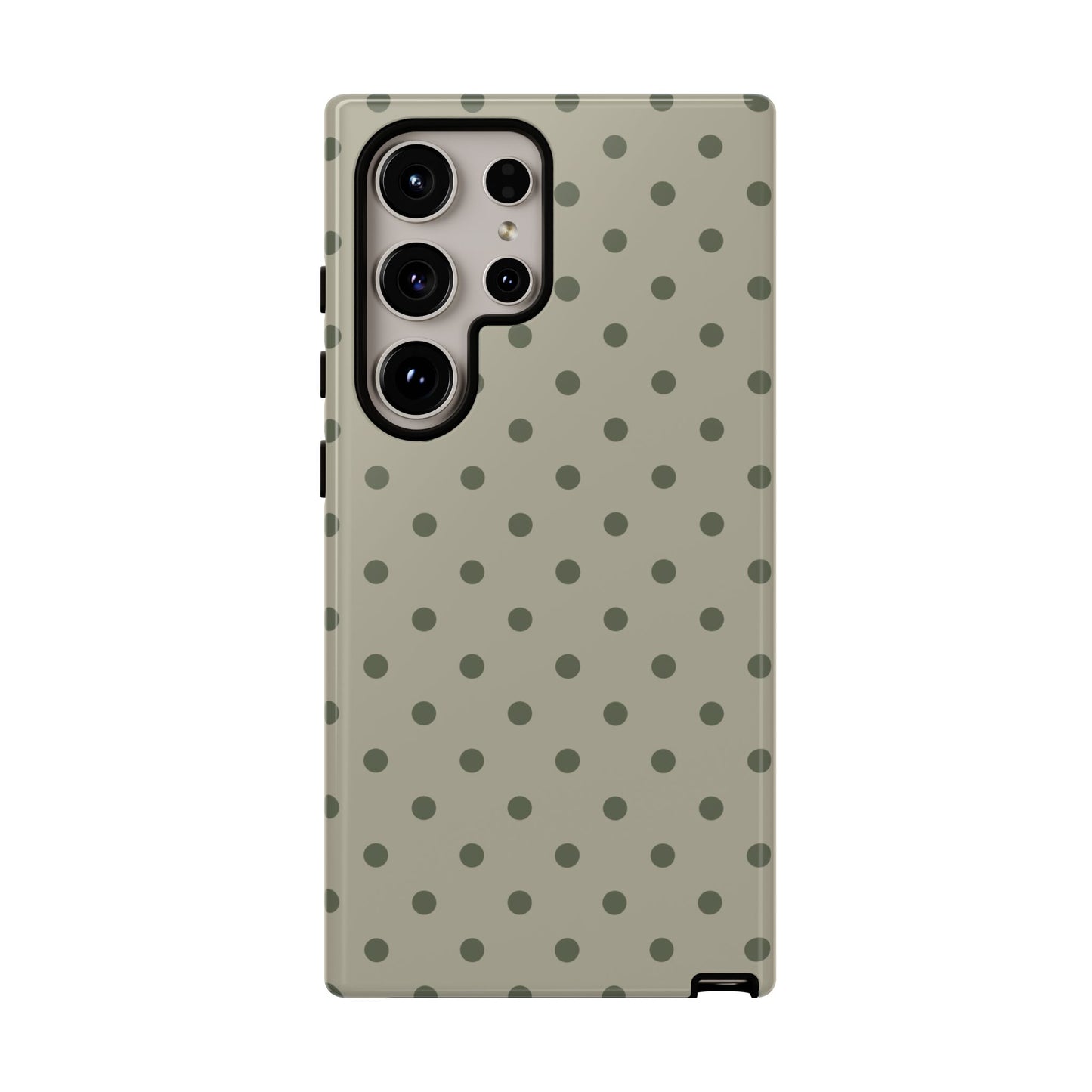 Green & Dark Green Dot Pattern Phone Case