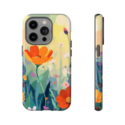 Pop Art Style Wildflower Design Phone Case - Multicolor Phone Case - iPhone 14 Pro / Glossy