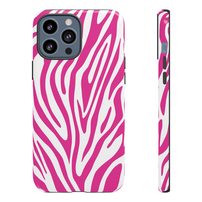 Graphic Hot Pink Tiger Print Phone Case