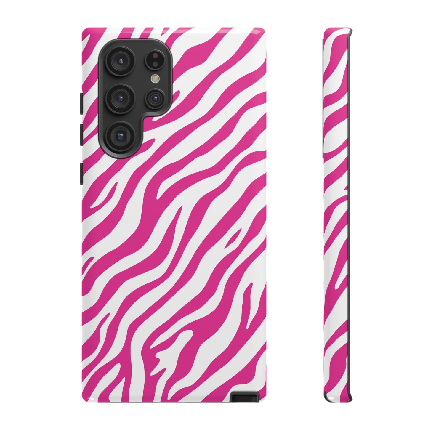 Stylish Hot Pink Zebra Print Phone Case