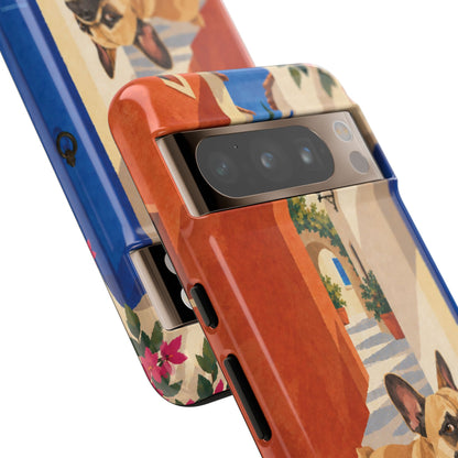 French Bulldog Quiet Lane Phone Case - Multicolor Phone Case