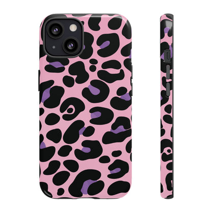 Pretty Pink & Lavender Leopard Print