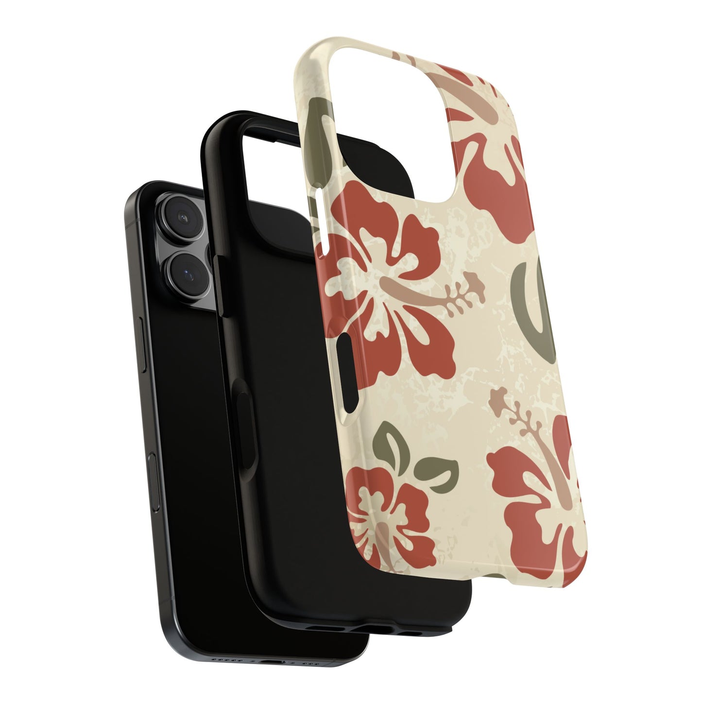 Phone Case - ’Boho Chic Hibiscus Pattern #1’ Phone Case