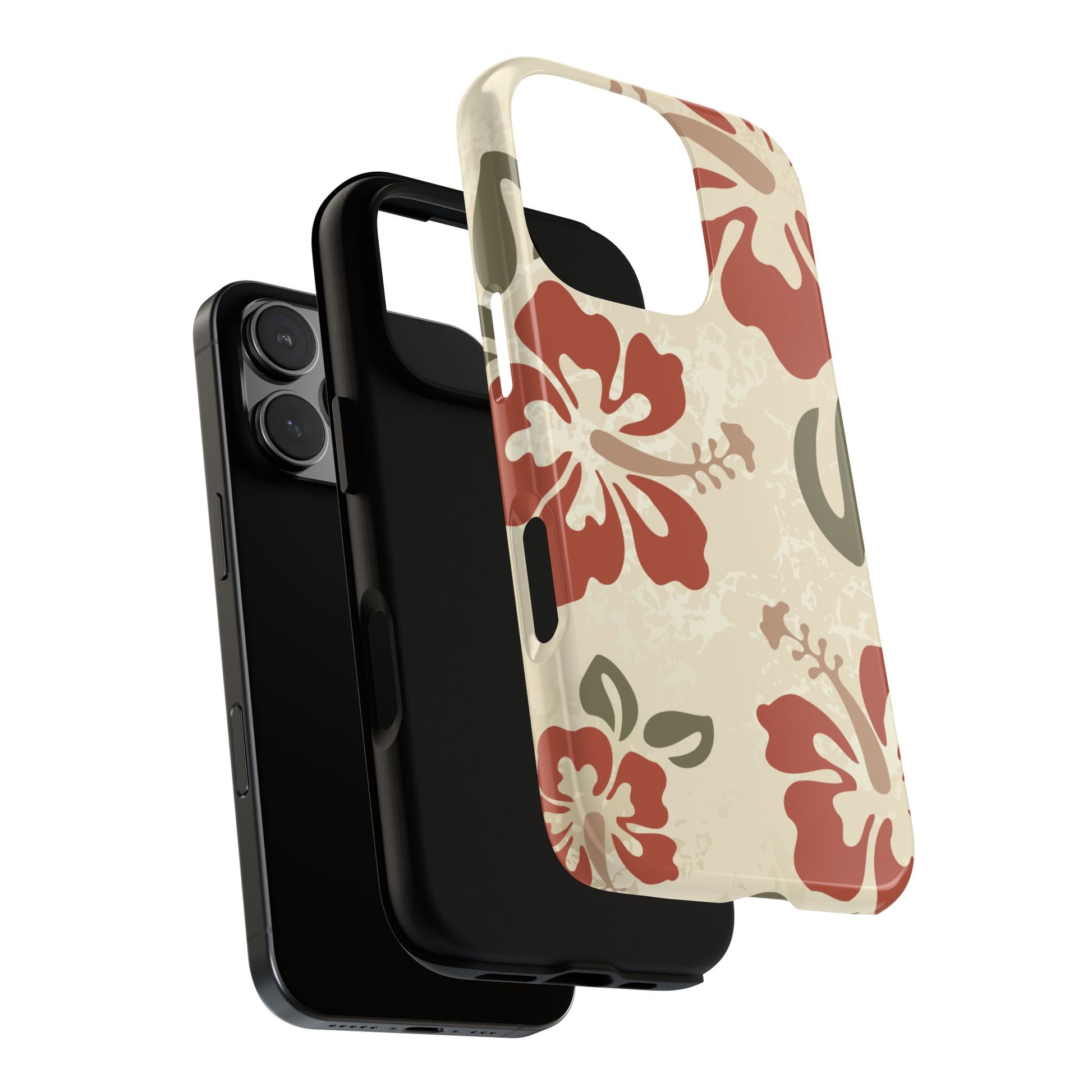 Phone Case - ’Boho Chic Hibiscus Pattern #1’ Phone Case