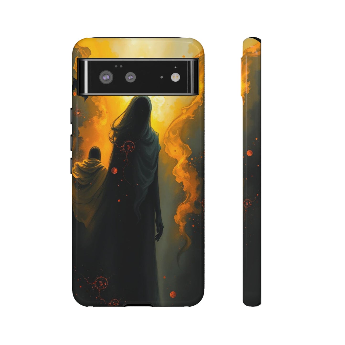 Acrylic Gothic Myterious Figures Phone Case