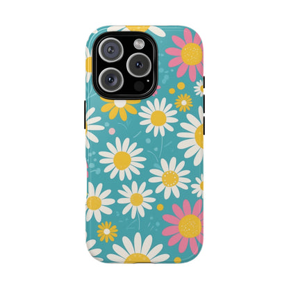 iPhone 16 Pro / Glossy Phone Case - Daisies Floral Pattern 5 Phone Case