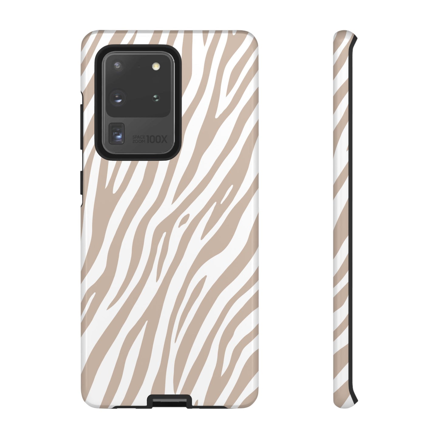 Oatmeal Tiger Print Phone Case
