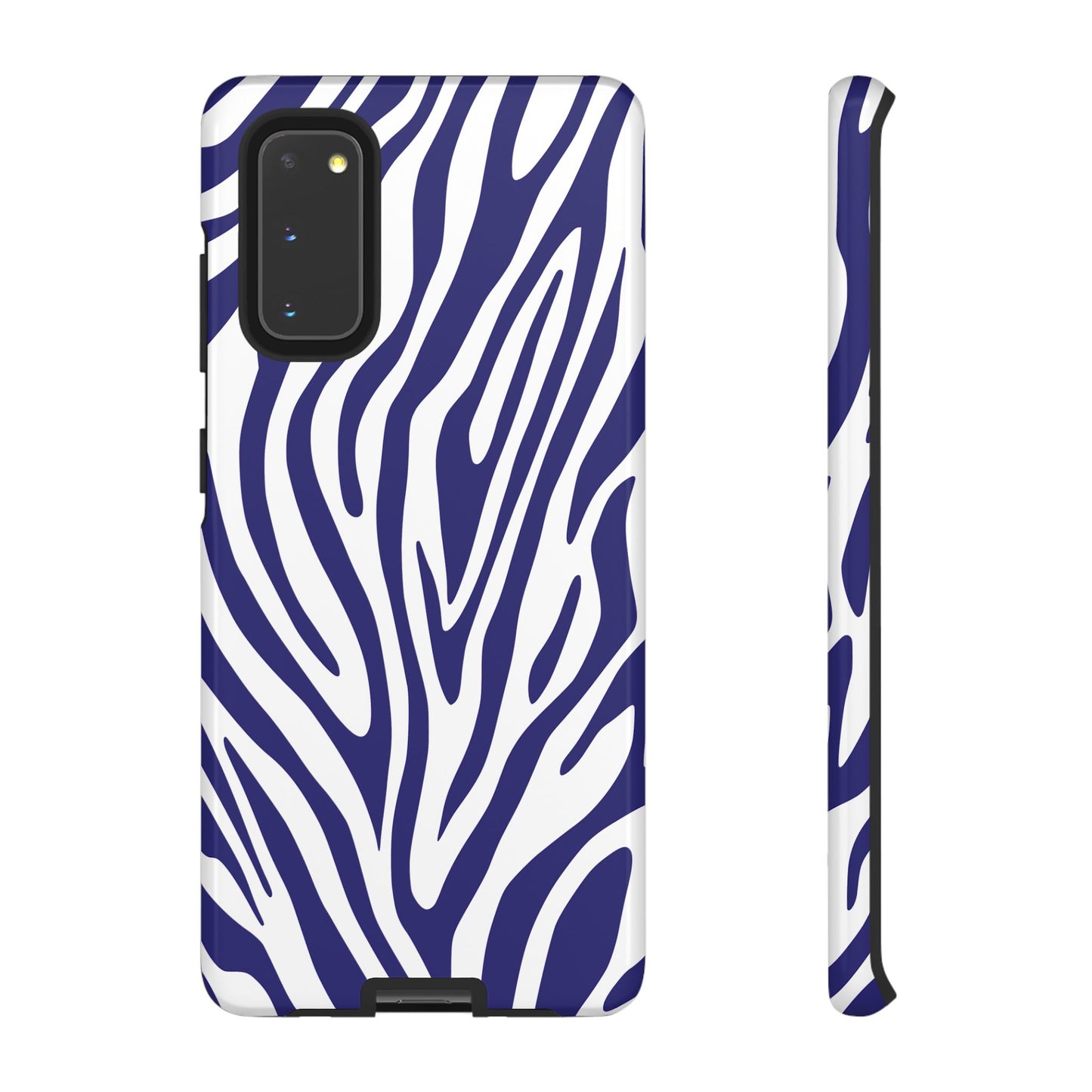 Graphic Blue Tiger Print Phone Case