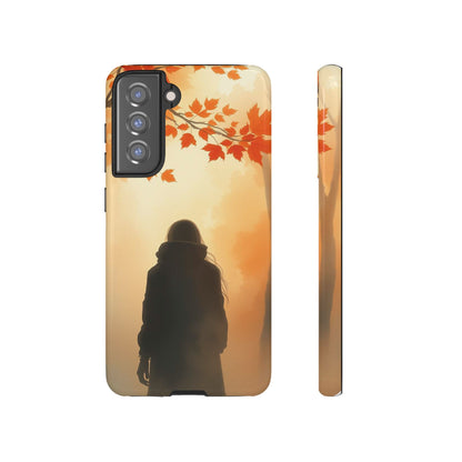 Samsung Galaxy S21 FE / Glossy Phone Case - Watercolour Mysterious Woman Phone Case
