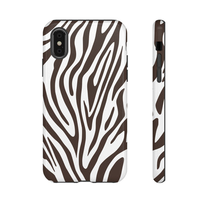 Graphic Brown Tiger Print Phone Case