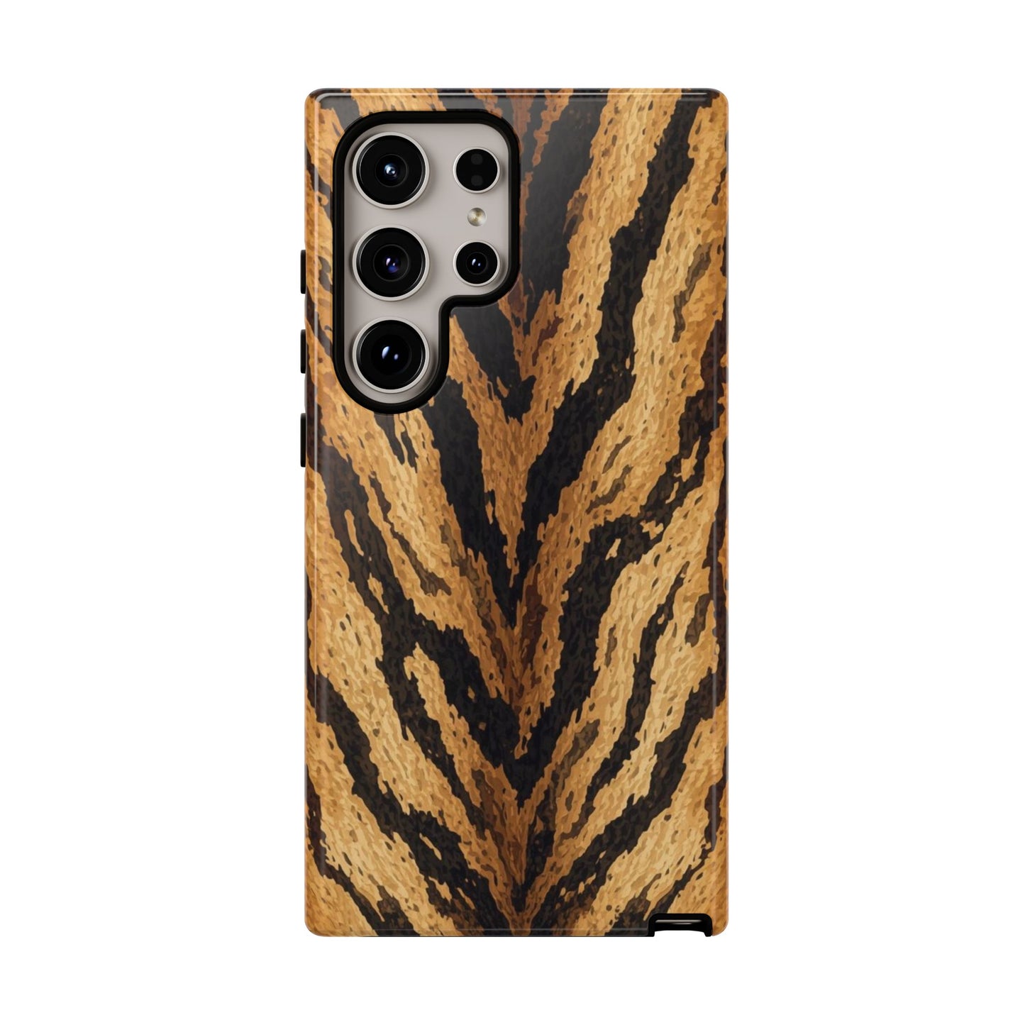Amber Tiger Print Phone Case