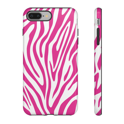 Graphic Hot Pink Tiger Print Phone Case