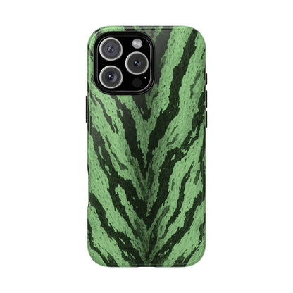 Sage Tiger Print Phone Case