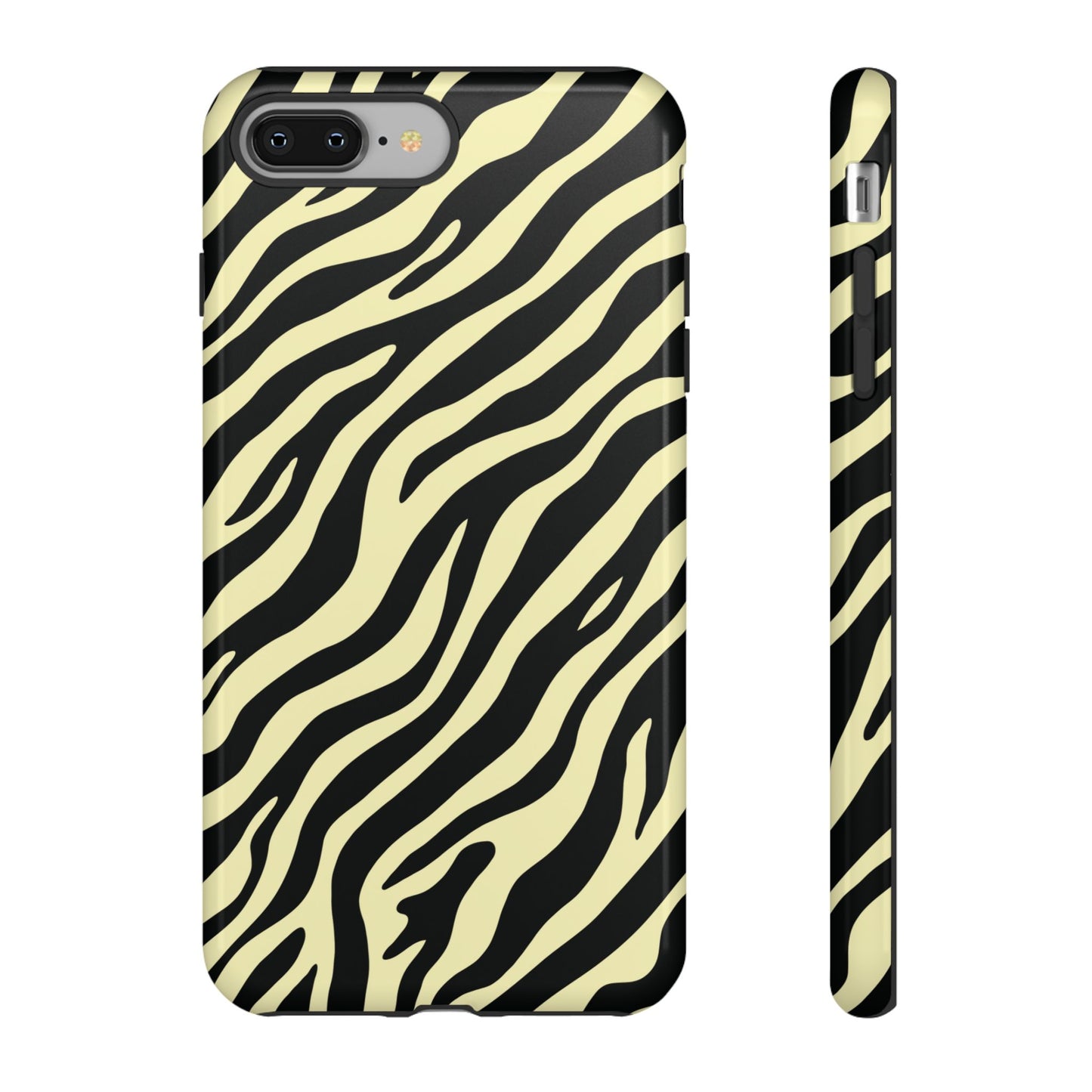 Stylish Neutral Zebra Print Phone Case