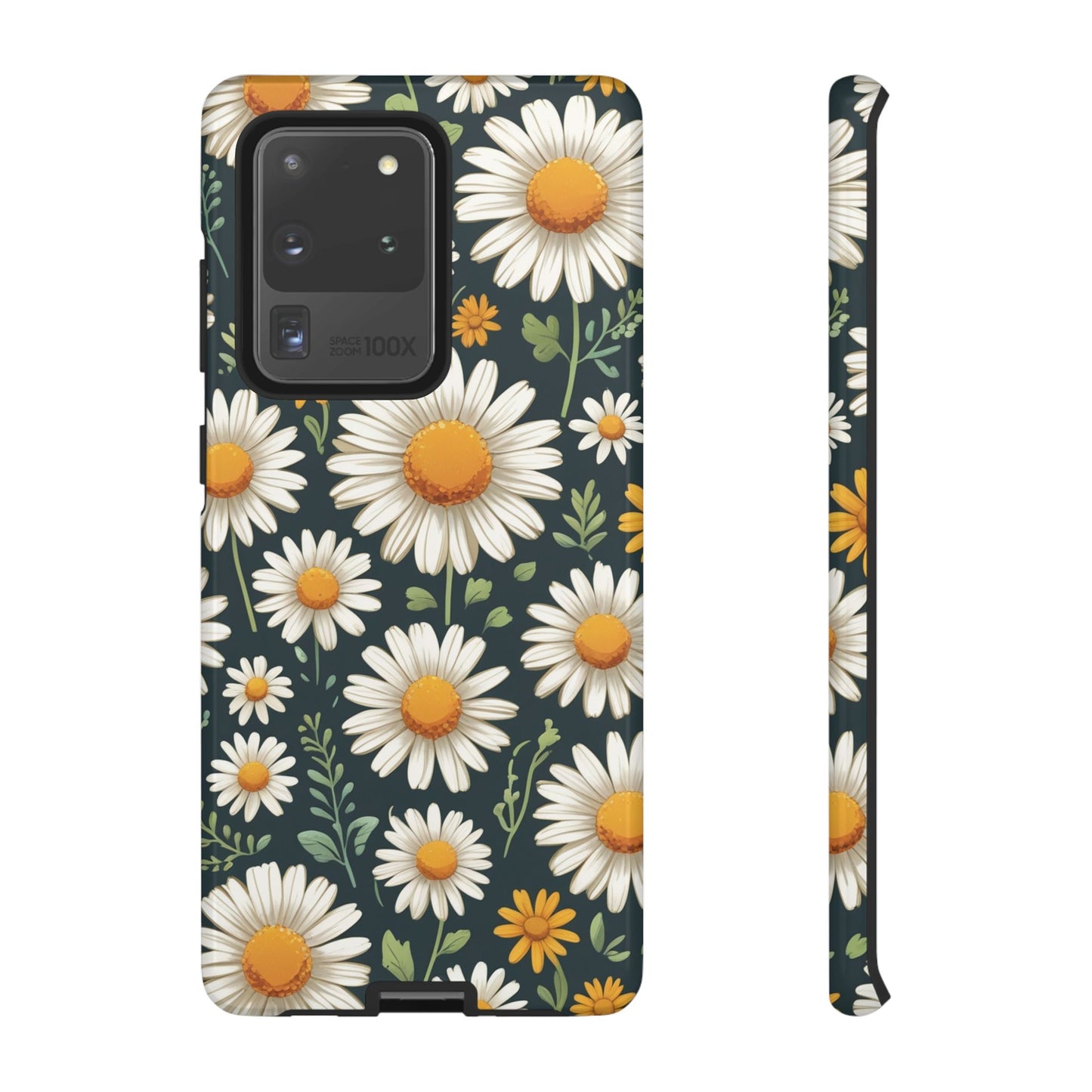 Samsung Galaxy S20 Ultra / Glossy Phone Case - Daisies Floral Pattern 3 Phone Case