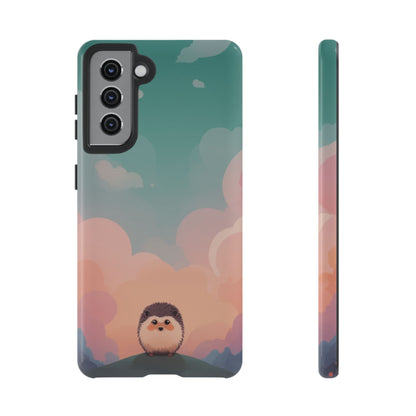 Cute Hedgehog & Cloud Design Phone Case