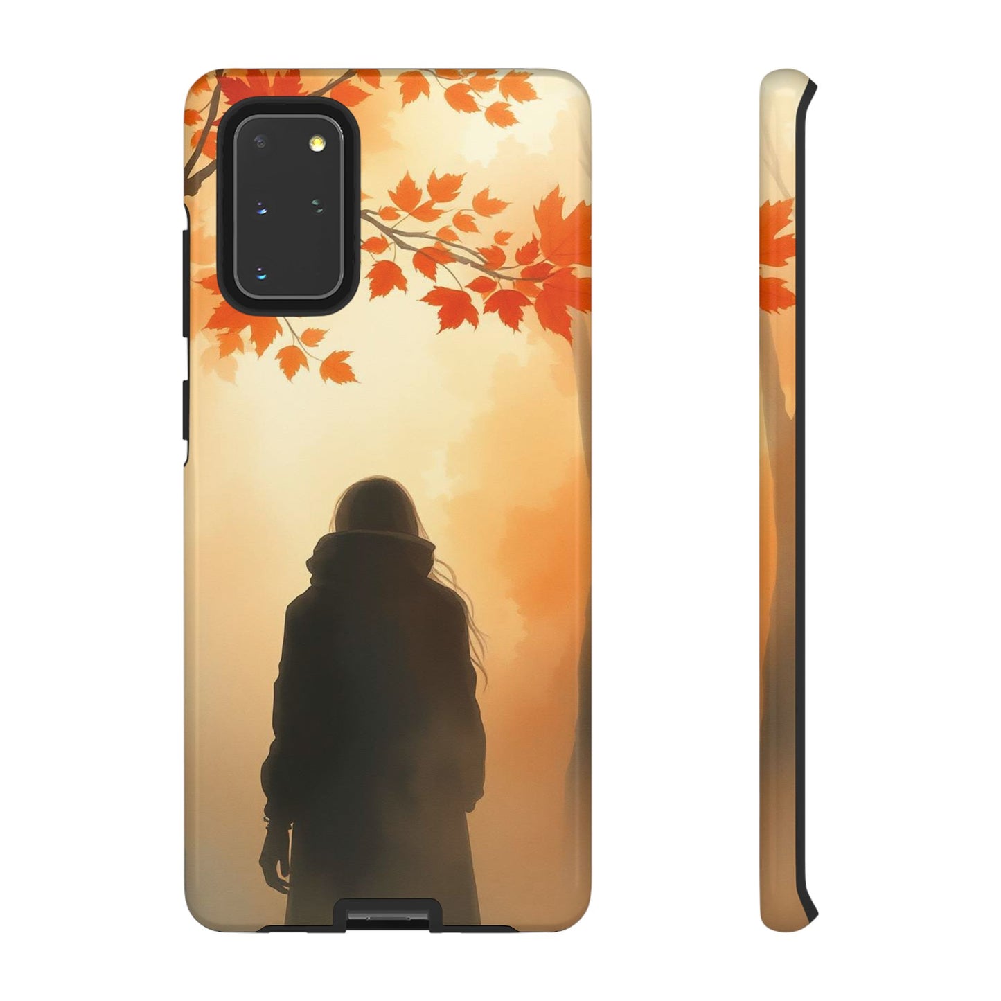 Samsung Galaxy S20+ / Glossy Phone Case - Watercolour Mysterious Woman Phone Case