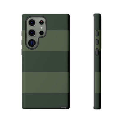 Green Horizontal Stripe Pattern Phone Case - Green Phone Case - Samsung Galaxy S23 Ultra / Glossy