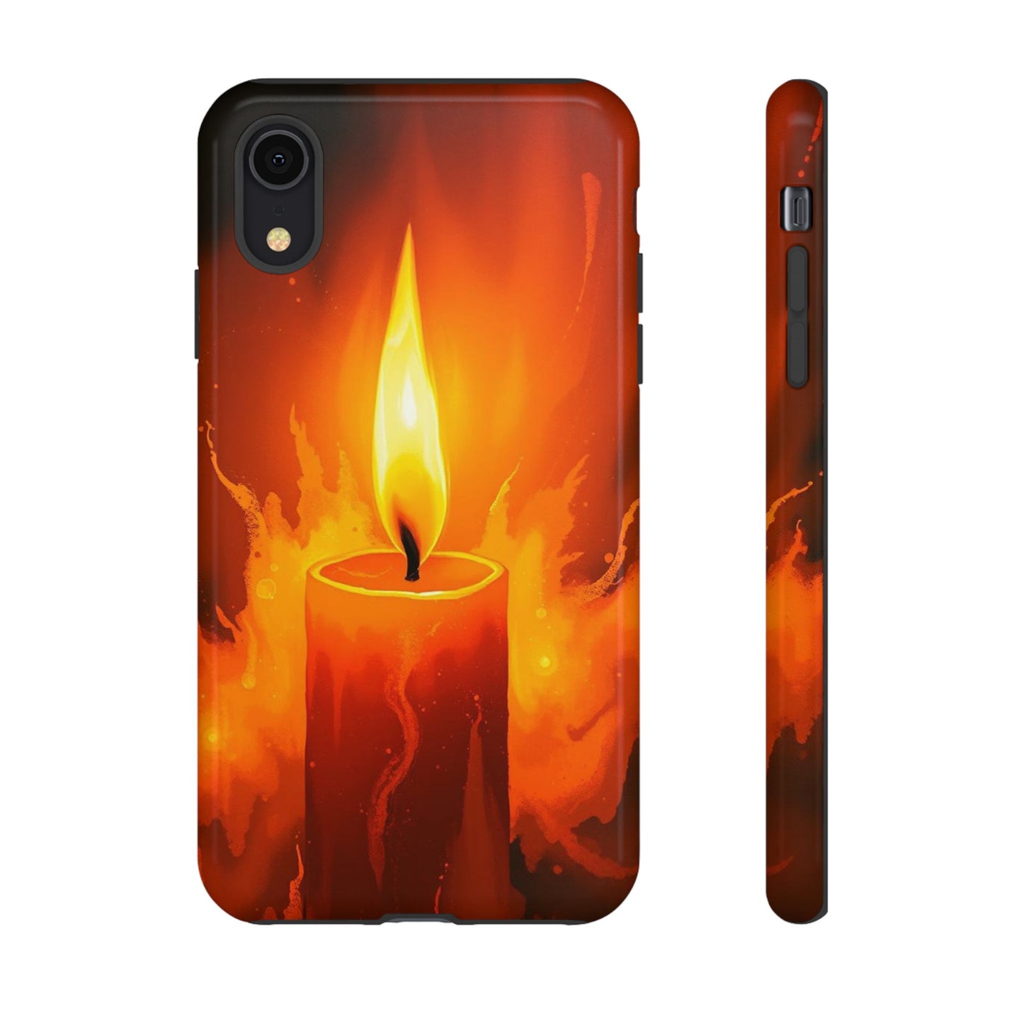 iPhone XR / Glossy Phone Case - Red Candle Phone Case