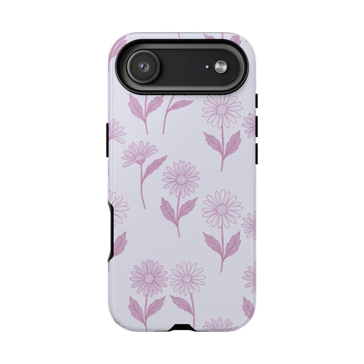 Pretty Lilac Daisy Pattern Phone Case