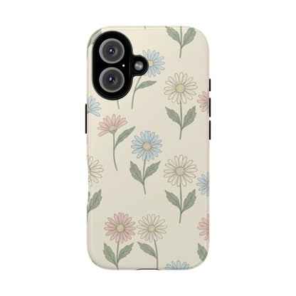 Pretty Pastel Daisy Pattern Phone Case