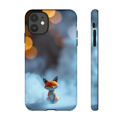 iPhone 11 / Glossy Phone Case - Cute Misty Fox Design Phone Case