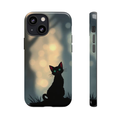 Gothic Cat Design Phone Case - Multicolor Phone Case - iPhone 13 Mini / Glossy