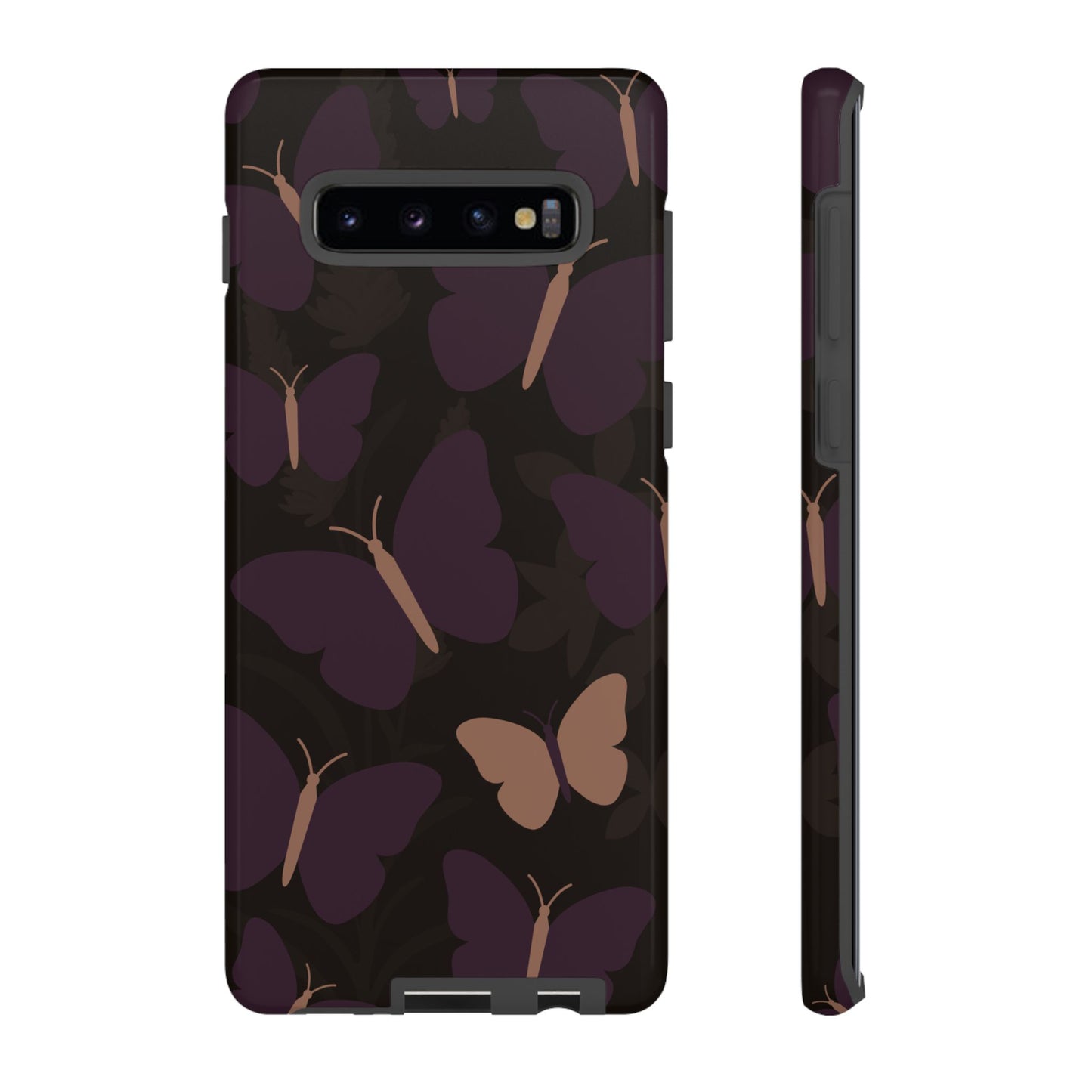 Phone Case - Minimalist Purple Butterfly Pattern Phone Case
