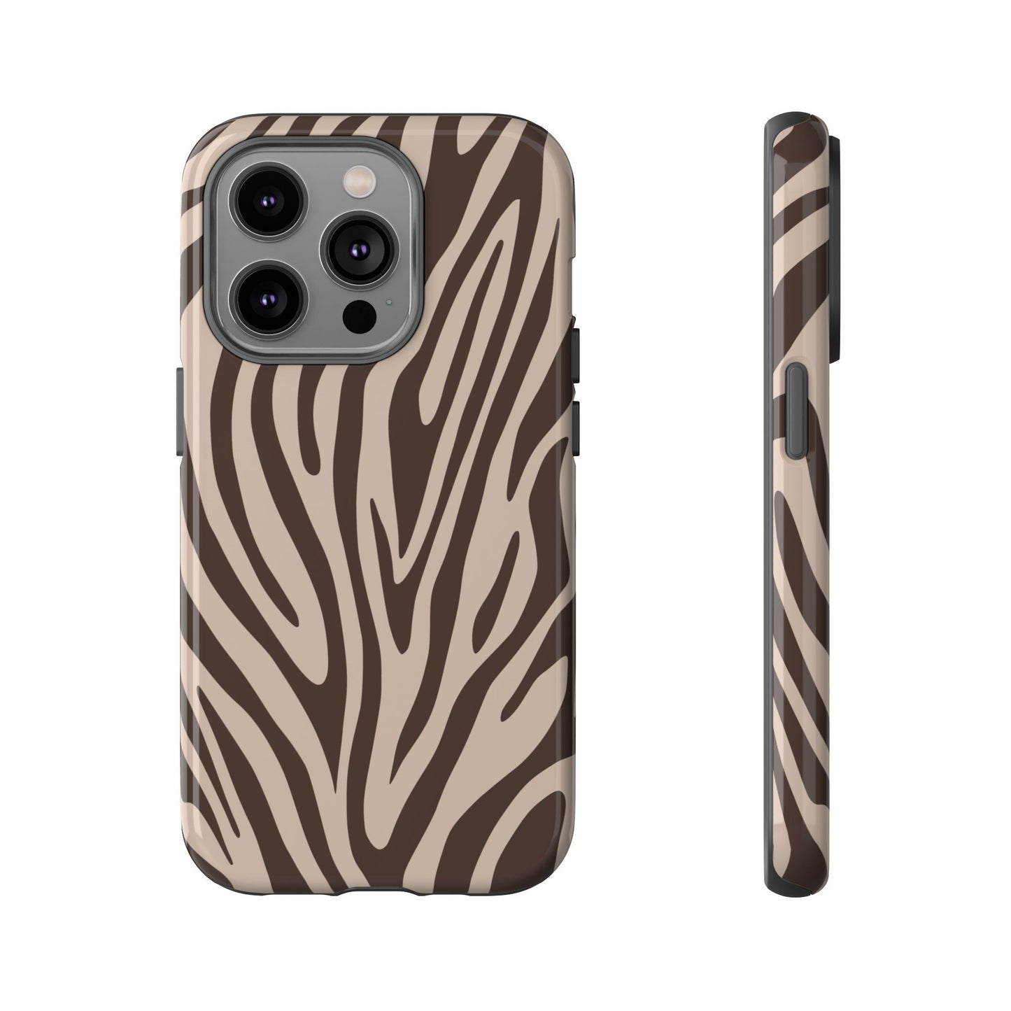 Boutique Mocha Tiger Print Phone Case