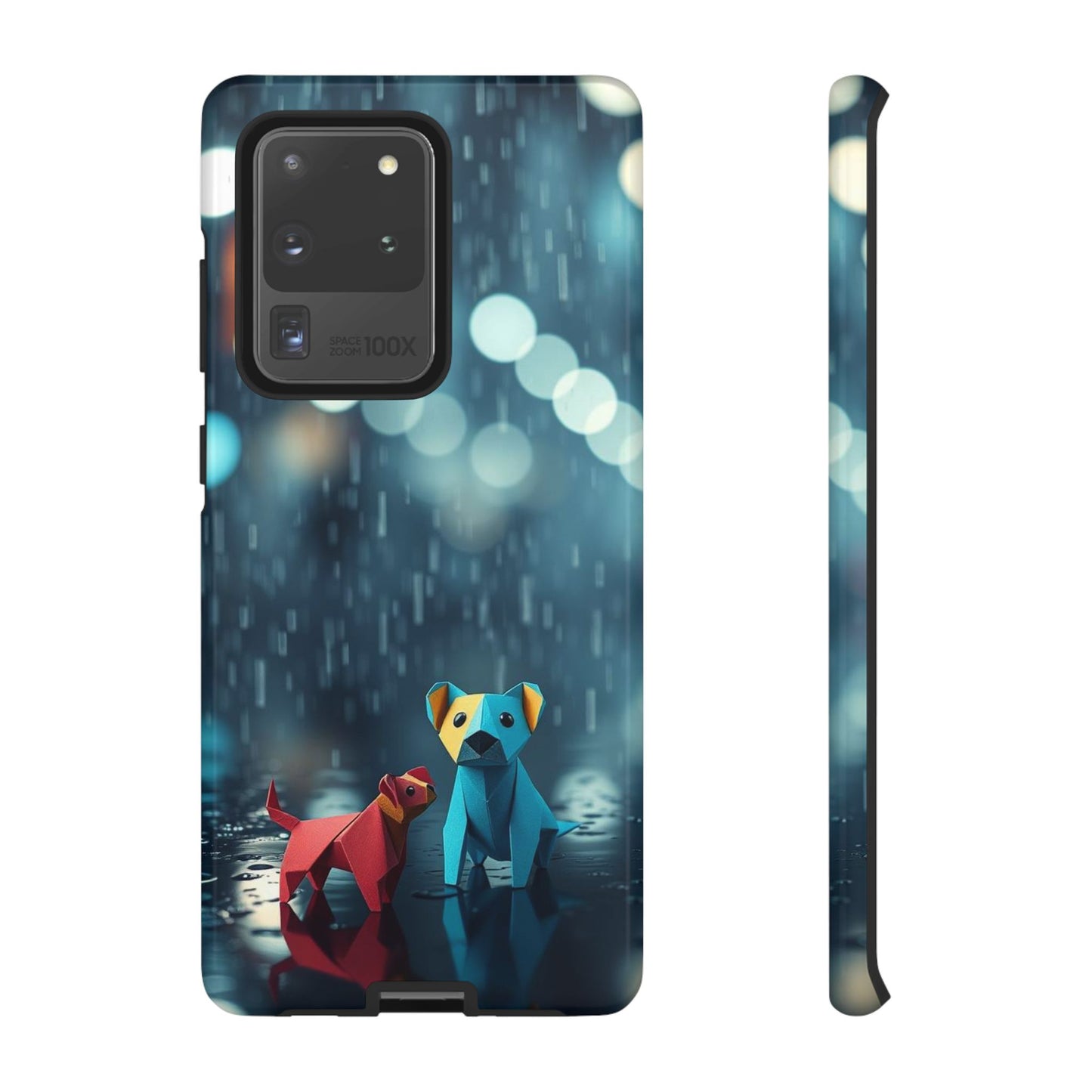 Samsung Galaxy S20 Ultra / Glossy Phone Case - Origami ’Wee Pals’ Design Phone Case