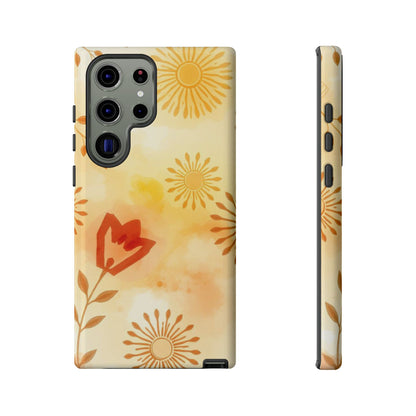 Boho Chic Watercolour Pattern Phone Case - Multicolor Phone Case - Samsung Galaxy S23 Ultra / Glossy