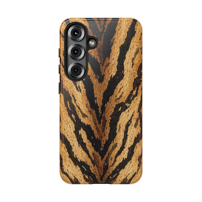 Amber Tiger Print Phone Case