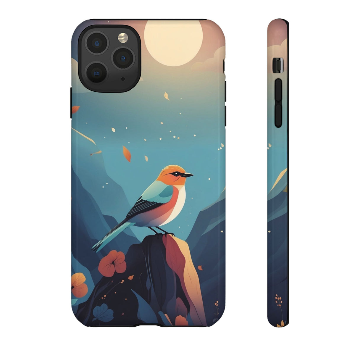 Stylised Bird Design Phone Case - Multicolor Phone Case - iPhone 11 Pro Max / Glossy
