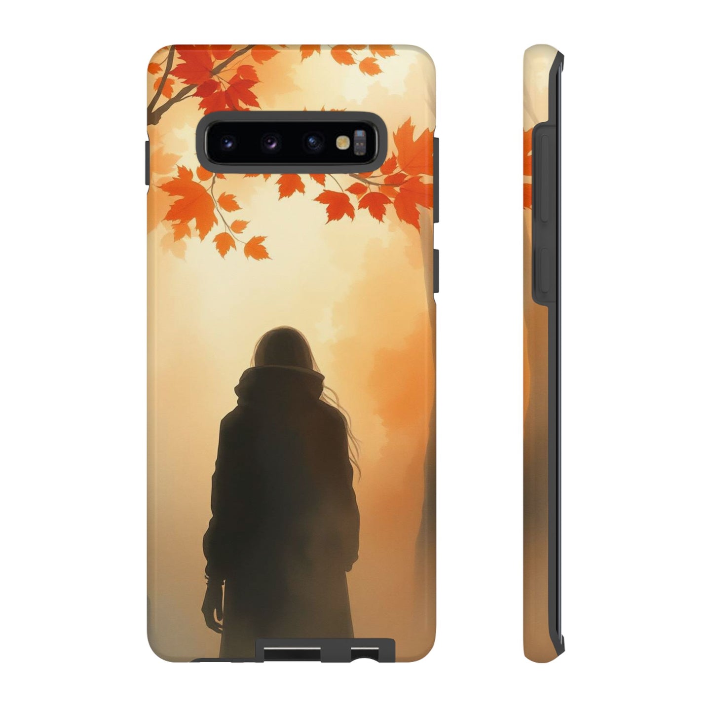 Samsung Galaxy S10 Plus / Glossy Phone Case - Watercolour Mysterious Woman Phone Case