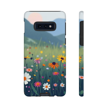 Samsung Galaxy S10E / Glossy Phone Case - Vibrant Meadow Design Phone Case