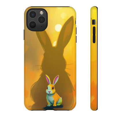 iPhone 11 Pro Max / Glossy Phone Case - Shadow Rabbit Design Phone Case