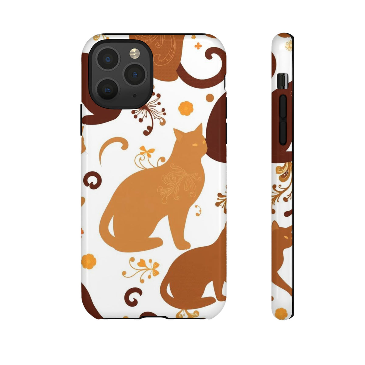 Abstract Cat Pattern Phone Case - Multicolor Phone Case - iPhone 11 Pro / Glossy