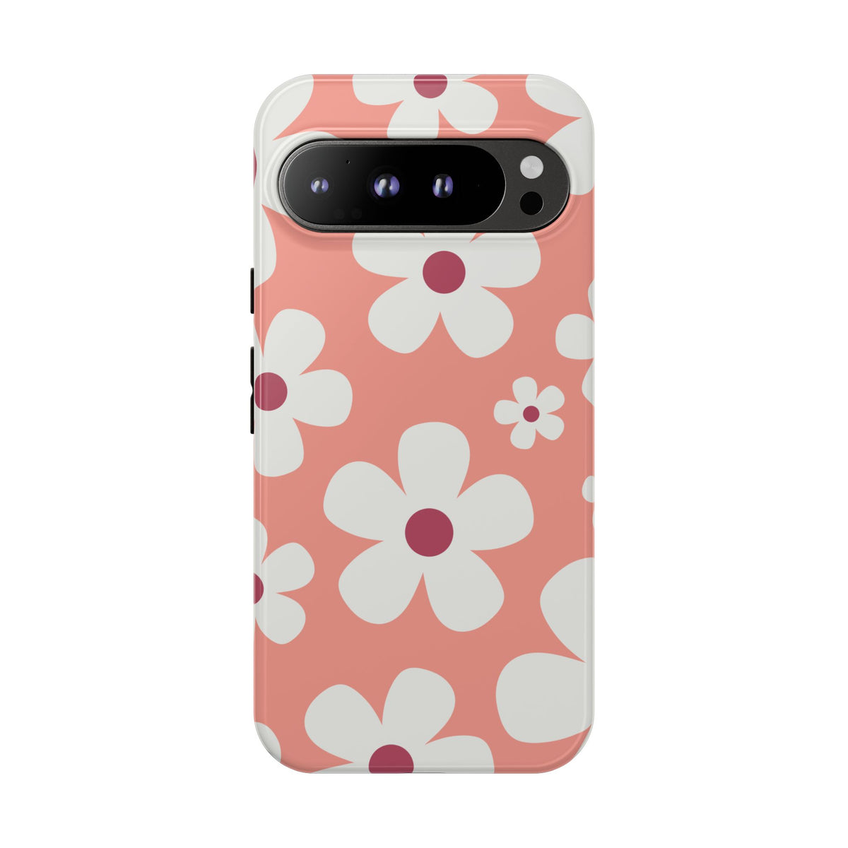 Cute Pink Daisy Pattern #2 Phone Case - Pink Phone Case - Google Pixel 9 Pro XL / Glossy