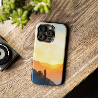 Watercolour Sunset Design Phone Case - Multicolor Phone Case