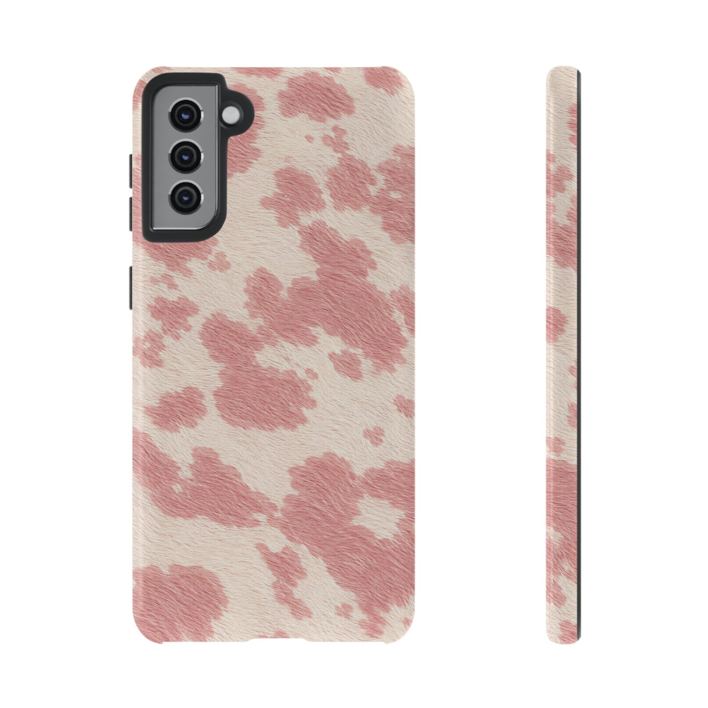 Pretty Blush Cow Print Phone Case