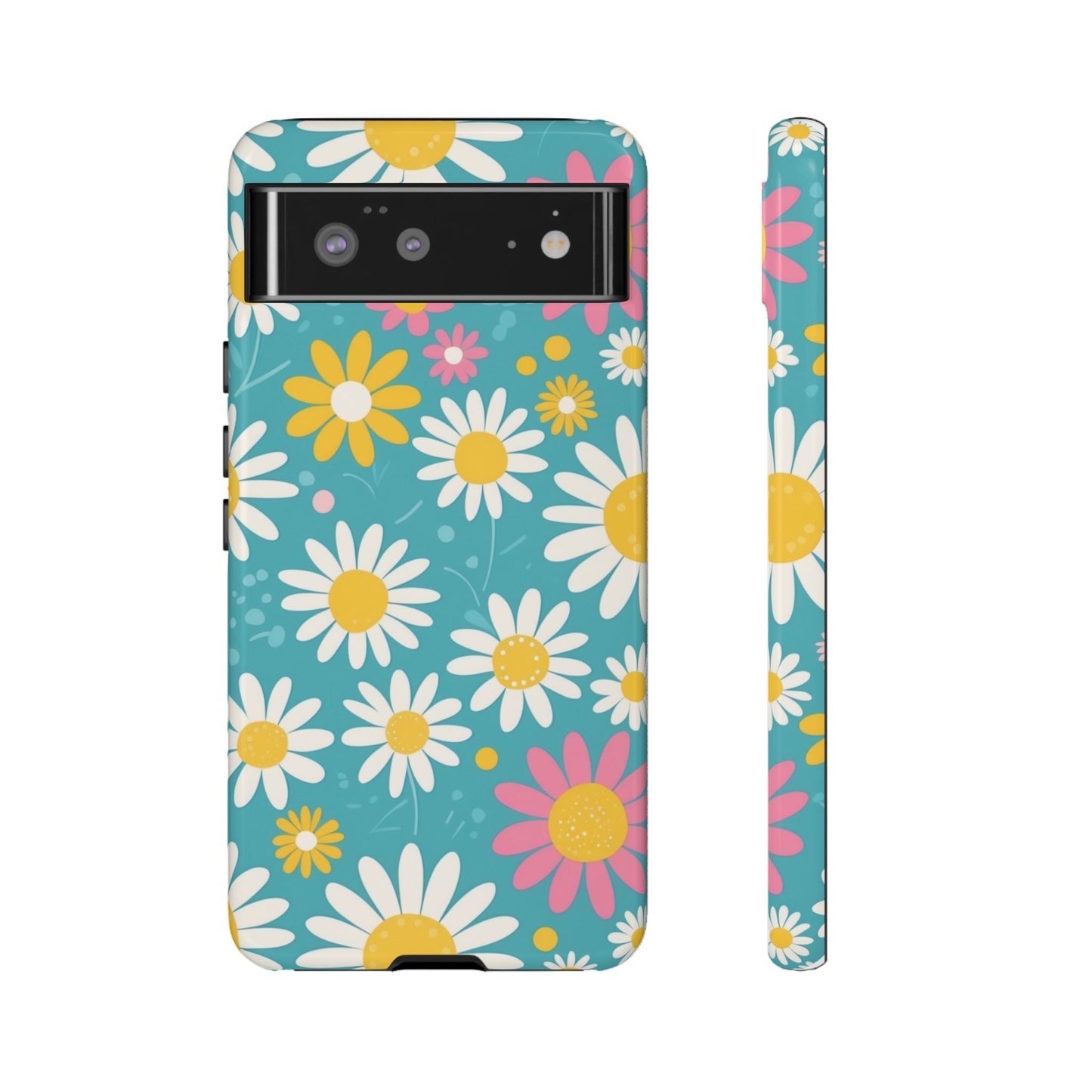 Google Pixel 6 / Glossy Phone Case - Daisies Floral Pattern 5 Phone Case