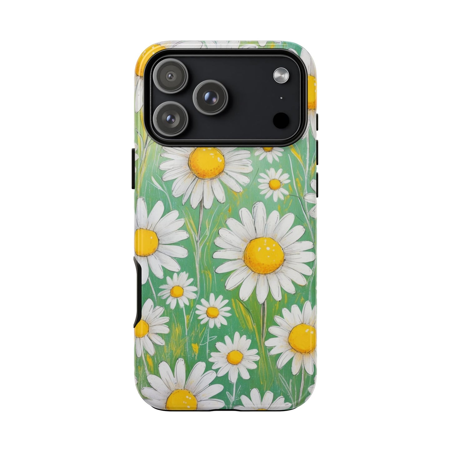 iPhone 17 Pro Max / Glossy Phone Case - Daisies Floral Pattern 4 Phone Case
