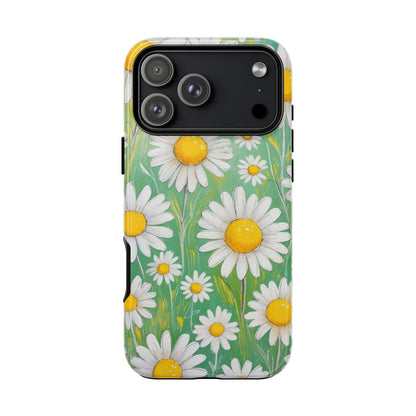 iPhone 17 Pro Max / Glossy Phone Case - Daisies Floral Pattern 4 Phone Case