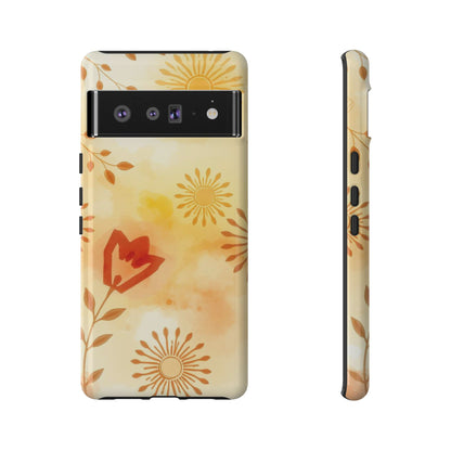 Boho Chic Watercolour Pattern Phone Case - Multicolor Phone Case - Google Pixel 6 Pro / Glossy