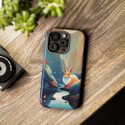 Stylised Rabbit Design Phone Case - Multicolor Phone Case